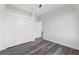 Bedroom features a fan, light gray flooring and standard closet at 16077 Coruna Ct, Punta Gorda, FL 33955
