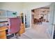 Home office with French doors and view of dining room at 2259 Ryan Blvd, Punta Gorda, FL 33950