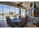 Enjoy this relaxing poolside patio with seating and a view of the water at 2259 Ryan Blvd, Punta Gorda, FL 33950