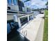 Private boat dock detail at 2259 Ryan Blvd, Punta Gorda, FL 33950