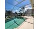 Screened pool and spa with canal view at 2259 Ryan Blvd, Punta Gorda, FL 33950