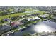 Aerial view of golf course community with waterfront homes at 2259 Ryan Blvd, Punta Gorda, FL 33950