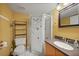 Bathroom with shower and vanity at 25050 Sandhill Blvd # A4 Bldg 2, Punta Gorda, FL 33983