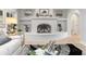 Elegant fireplace with decorative mantle and surrounding artwork at 374 Severin Se Rd, Port Charlotte, FL 33952