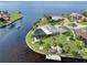 Waterfront property featuring a spacious home and private dock at 374 Severin Se Rd, Port Charlotte, FL 33952