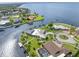Waterfront home with circular driveway and private dock access at 374 Severin Se Rd, Port Charlotte, FL 33952