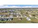Aerial view of a luxury waterfront community with many new homes and large lots at 17314 Cape Horn Blvd, Punta Gorda, FL 33955