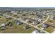 Aerial view of a luxury waterfront community with many new homes and large lots at 17314 Cape Horn Blvd, Punta Gorda, FL 33955