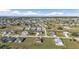 Aerial view of a luxury waterfront community with many new homes and large lots at 17314 Cape Horn Blvd, Punta Gorda, FL 33955
