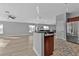 Modern kitchen with island and stainless steel appliances at 17314 Cape Horn Blvd, Punta Gorda, FL 33955