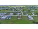 Aerial view of a community with new construction homes and open space at 17314 Cape Horn Blvd, Punta Gorda, FL 33955