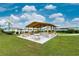 Community gazebo with seating for outdoor gatherings at 3300 Loveland Boulevard # 1904, Port Charlotte, FL 33980