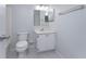 Clean bathroom with vanity, toilet, and bathtub at 3300 Loveland Boulevard # 1904, Port Charlotte, FL 33980