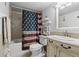 Clean bathroom with a classic vanity and a shower/tub combo at 22375 Edgewater Dr # 126, Port Charlotte, FL 33980