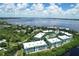 Aerial view of waterfront condo community at 5123 Melbourne St # D104, Port Charlotte, FL 33980