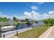 Private boat dock with access to the canal at 5149 Latham Ter, Port Charlotte, FL 33981