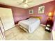 Cozy bedroom featuring a double bed and ample floor space at 530 Kensington St, Port Charlotte, FL 33954