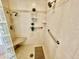 Large walk-in shower with bench seating and grab bars at 530 Kensington St, Port Charlotte, FL 33954