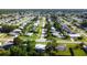 Aerial view of the neighborhood at 8495 Cristobal Ave, North Port, FL 34287