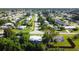 Aerial view showcasing the neighborhood's layout at 8495 Cristobal Ave, North Port, FL 34287