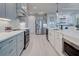 Modern kitchen with stainless steel appliances and an island at 2239 Cornelius Blvd, Port Charlotte, FL 33953
