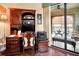 Home office with a desk and a view of the balcony at 96 Vivante Blvd # 96211, Punta Gorda, FL 33950