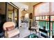 Spacious patio with seating area and views of the canal at 96 Vivante Blvd # 96211, Punta Gorda, FL 33950