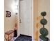 Inviting condo entry with a decorative pineapple at 96 Vivante Blvd # 96211, Punta Gorda, FL 33950
