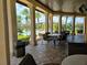 Covered patio overlooking the pool and resort at 96 Vivante Blvd # 96211, Punta Gorda, FL 33950