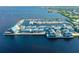 Aerial view of marina, restaurants, and waterfront at 96 Vivante Blvd # 96211, Punta Gorda, FL 33950