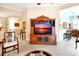 Open living space with a large entertainment center at 96 Vivante Blvd # 96211, Punta Gorda, FL 33950