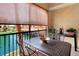 Enjoy water views from this furnished patio at 96 Vivante Blvd # 96211, Punta Gorda, FL 33950