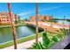 Waterfront view from a condo with a bridge in the foreground at 96 Vivante Blvd # 96211, Punta Gorda, FL 33950