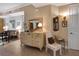 Elegant entryway with a beautiful dresser and seating at 96 Vivante Blvd # 96211, Punta Gorda, FL 33950