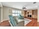 Relaxing Gathering room with built-ins and hardwood floors at 1797 Boca Raton Ct, Punta Gorda, FL 33950