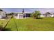 Spacious backyard with shed and covered patio at 8724 Agress Ave, North Port, FL 34287