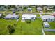 Aerial view of the house and surrounding area at 8724 Agress Ave, North Port, FL 34287