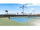 Well-lit community pickleball courts at 13948 Miranese St, Venice, FL 34293