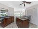 Kitchen with granite countertops and island at 1459 Blue Lake Cir, Punta Gorda, FL 33983