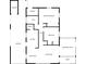 Detailed floor plan showcasing the layout of the house, including bedrooms and living spaces at 3107 Easy St, Port Charlotte, FL 33952
