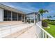 Private pool and deck area with ramp access at 5480 Sea Edge Dr, Punta Gorda, FL 33950