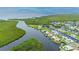 Waterfront property aerial showcasing canal access at 5480 Sea Edge Dr, Punta Gorda, FL 33950