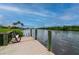 Private dock with anchors and seating overlooking the waterway at 5480 Sea Edge Dr, Punta Gorda, FL 33950
