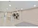 Open living room with kitchen and island view at 1781 W Palms Dr, Port Charlotte, FL 33953