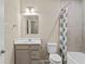 Bathroom with tub, shower, and vanity at 1781 W Palms Dr, Port Charlotte, FL 33953