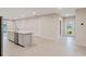 Open concept kitchen with island and stainless steel appliances at 1781 W Palms Dr, Port Charlotte, FL 33953