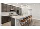 Modern kitchen with stainless steel appliances and an island at 13493 Los Angeles Ave, Port Charlotte, FL 33981