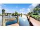Private dock with boat slips available at 25188 Marion Ave # D101, Punta Gorda, FL 33950