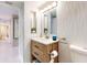 Modern bathroom with updated vanity and fixtures at 25188 Marion Ave # D101, Punta Gorda, FL 33950