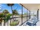 Relaxing screened balcony overlooking the community at 25188 Marion Ave # D101, Punta Gorda, FL 33950